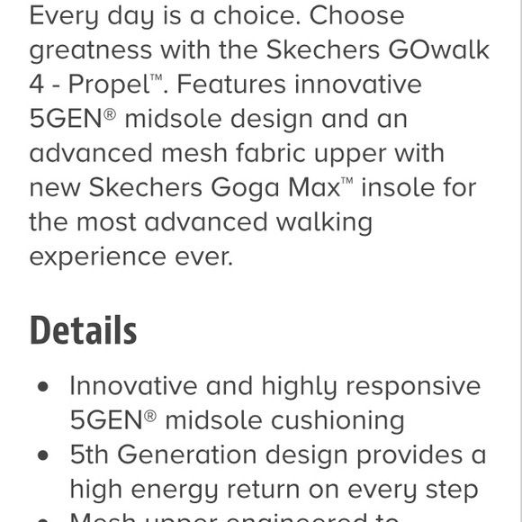 NWT Skechers Go Walk 4 Propel - Picture 6 of 16